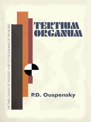 cover image of Tertium Organum